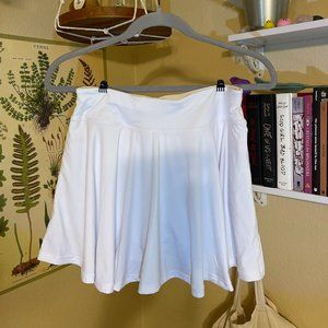 Plain White Athletic Skirt